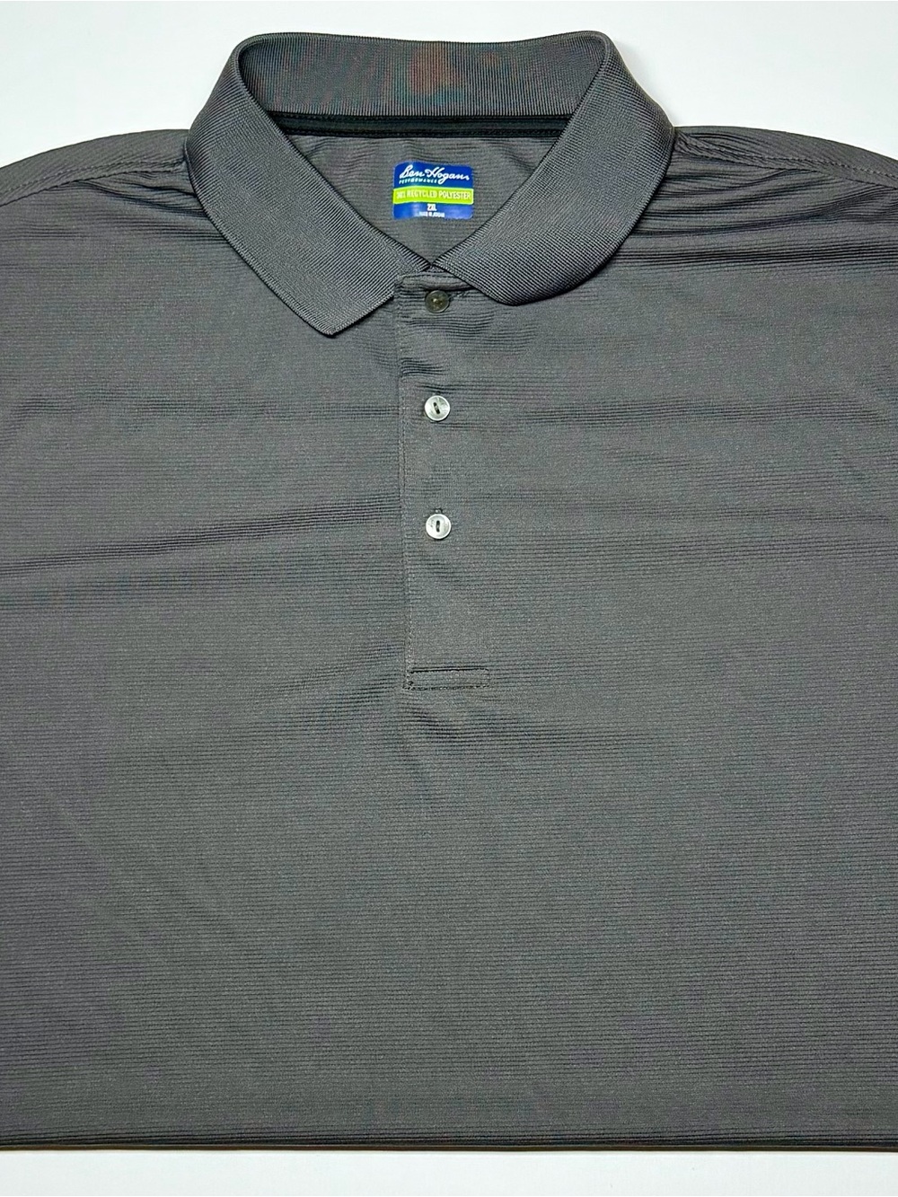Ben Hogan Performance Polo Men’s 2XL Dark Gray Short‎ Sleeve Golf Shirt
